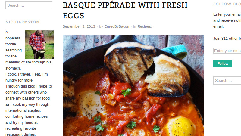 Basque Piperade With Fresh Eggs