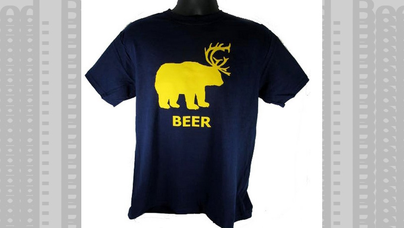 Part Bear, Part Deer, All Beer Tshirt.