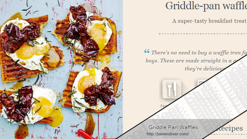 Griddle Pan Waffles recipe from www.jamieoliver.com