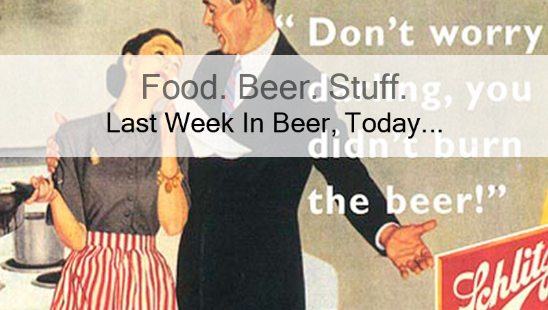 This weeks old beer ad courtesy of Schlitz Brewing. Remember, it was a different time... 