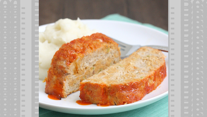 Buffalo Chicken Meatloaf by traceysculinaryadventures.com