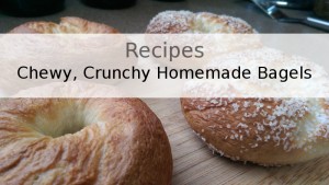 Chewy, Crunchy Homemade Bagels