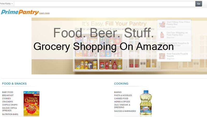 grocery shopping on amazon prime pantry
